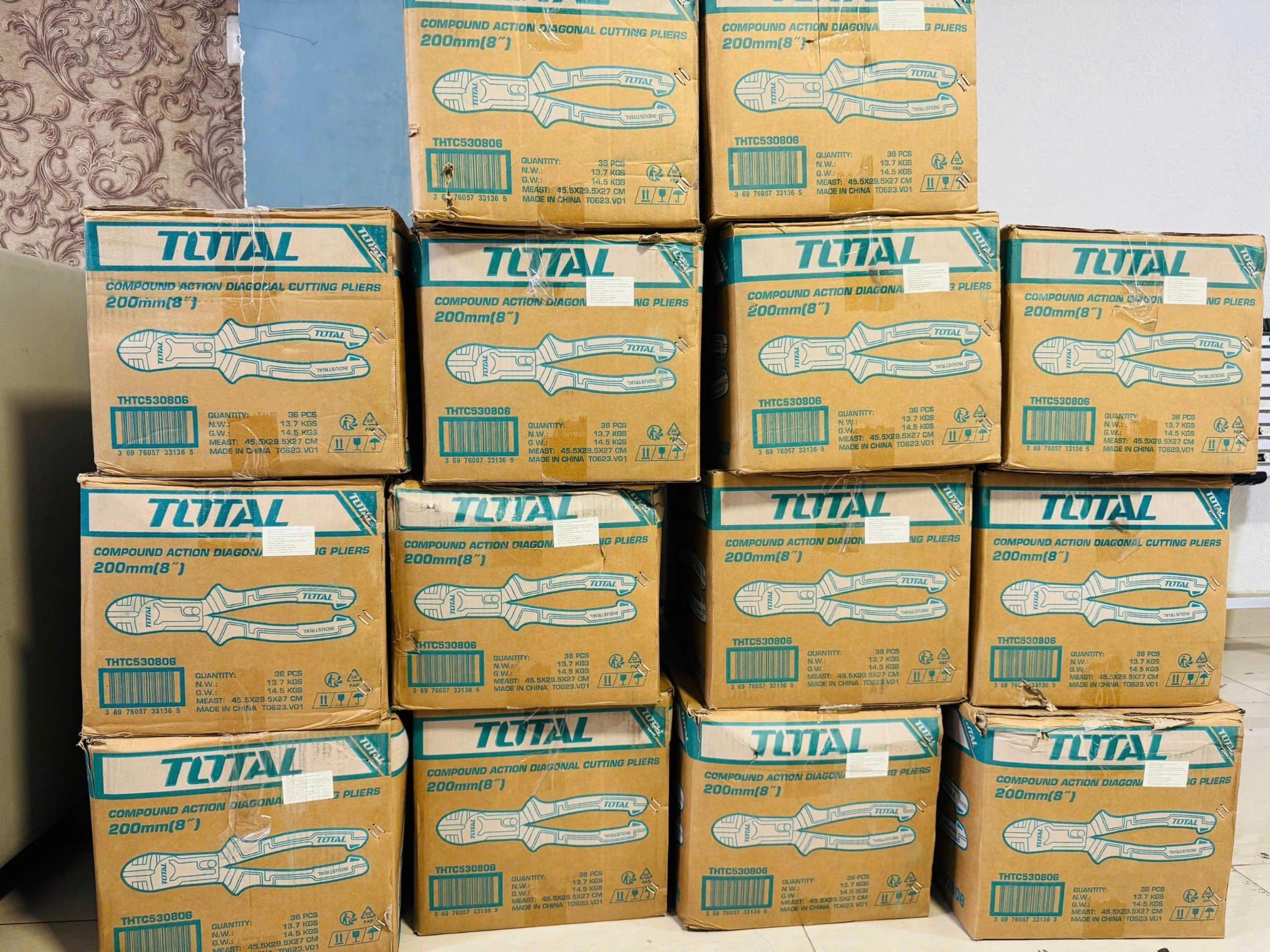 Kìm cắt trợ lực 200 mm TOTAL THTC530806