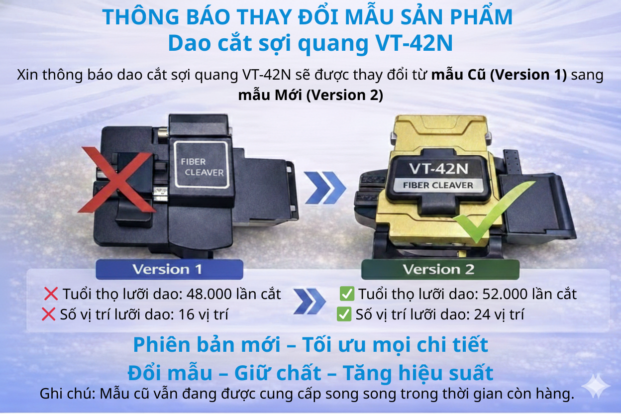 Dao cắt sợi quang VT-42N